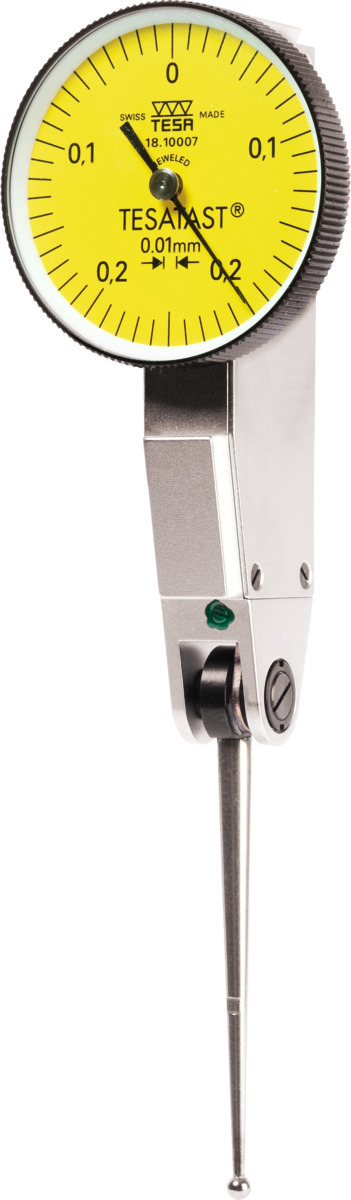 Рычажный индикатор Tesatast, длина измерительного щупа 36,5 мм 0,25/29 мм