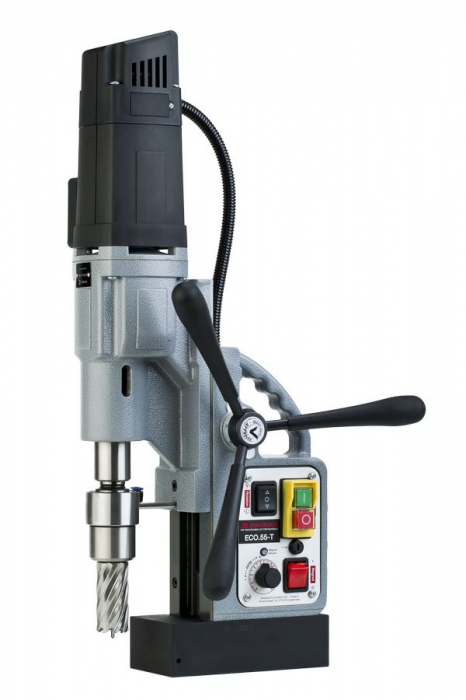 Фото Сверлильный станок ECO.55-T на магнитном основании, 12-55 мм, КМ3, реверс EUROBOOR
