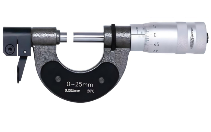 Фото Микрометр МРИ- 25, 0.005мм (индикатор не входит в компл), INSIZE