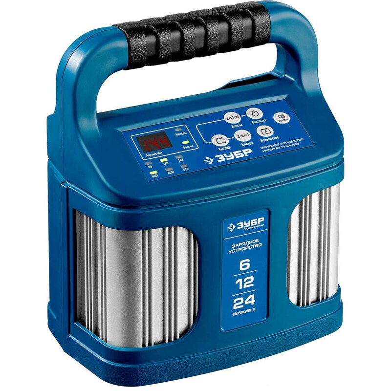 Фото Зарядное устройство 12 А серия ПРОФЕССИОНАЛ Зубр 59305