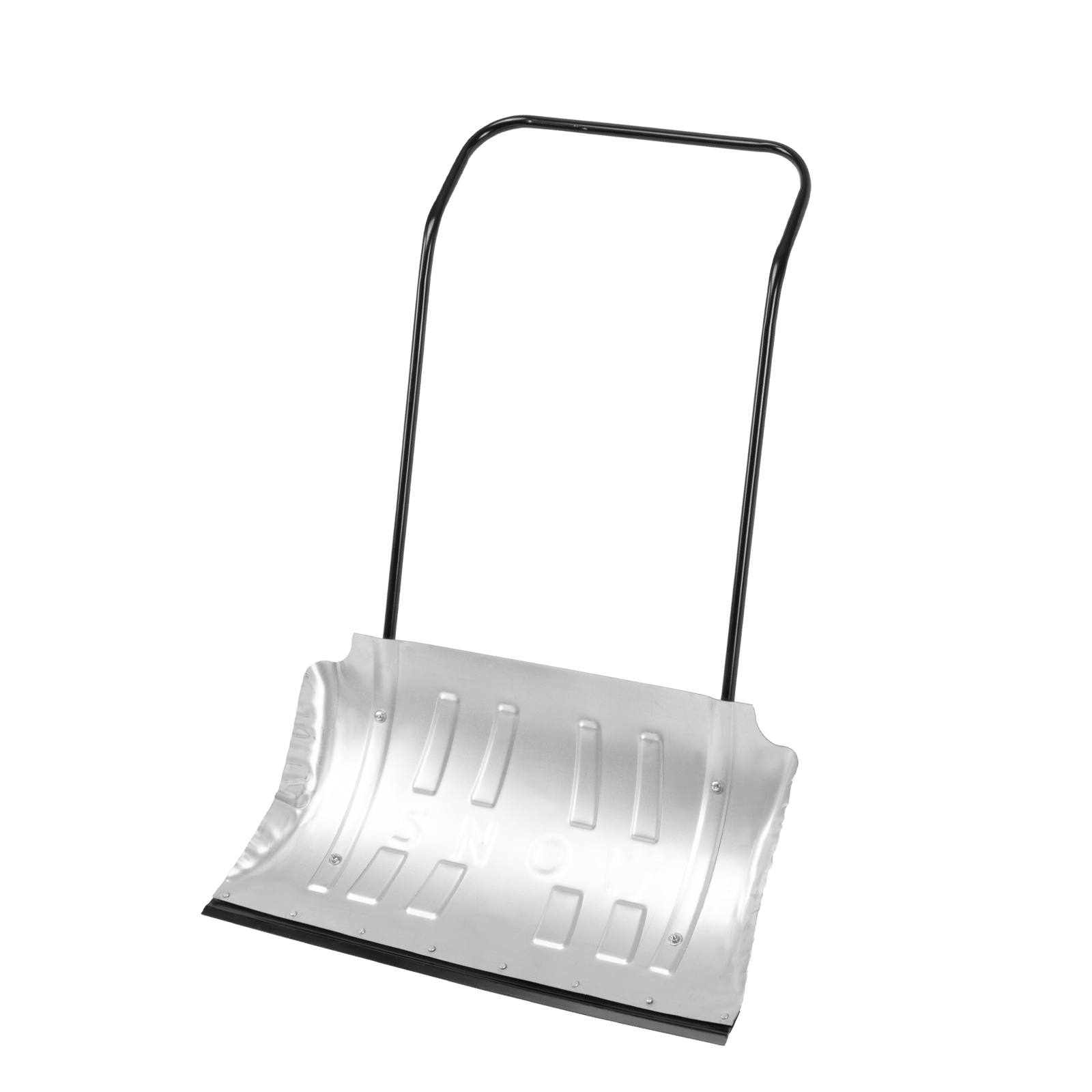 Фото Движок для уборки снега оцинкованный, 750х420х1120 мм, усиленный, стальная рукоятка,Россия, Сибртех