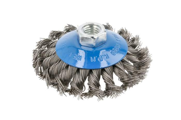 Щетка дисковая с резьбой  HOEGERT