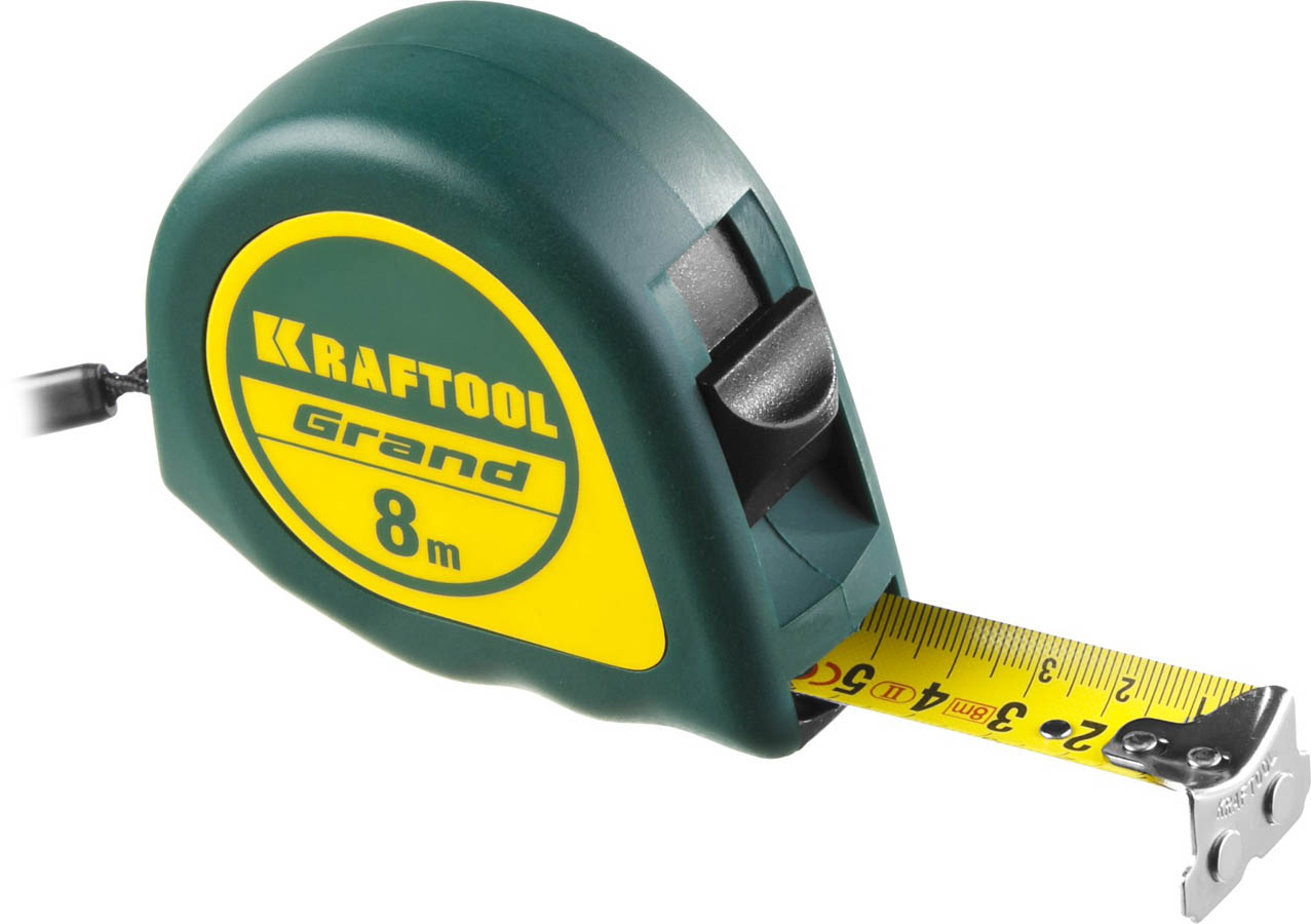 Рулетка KRAFTOOL GRAND 34022-08-25 7.5 м х 25 мм