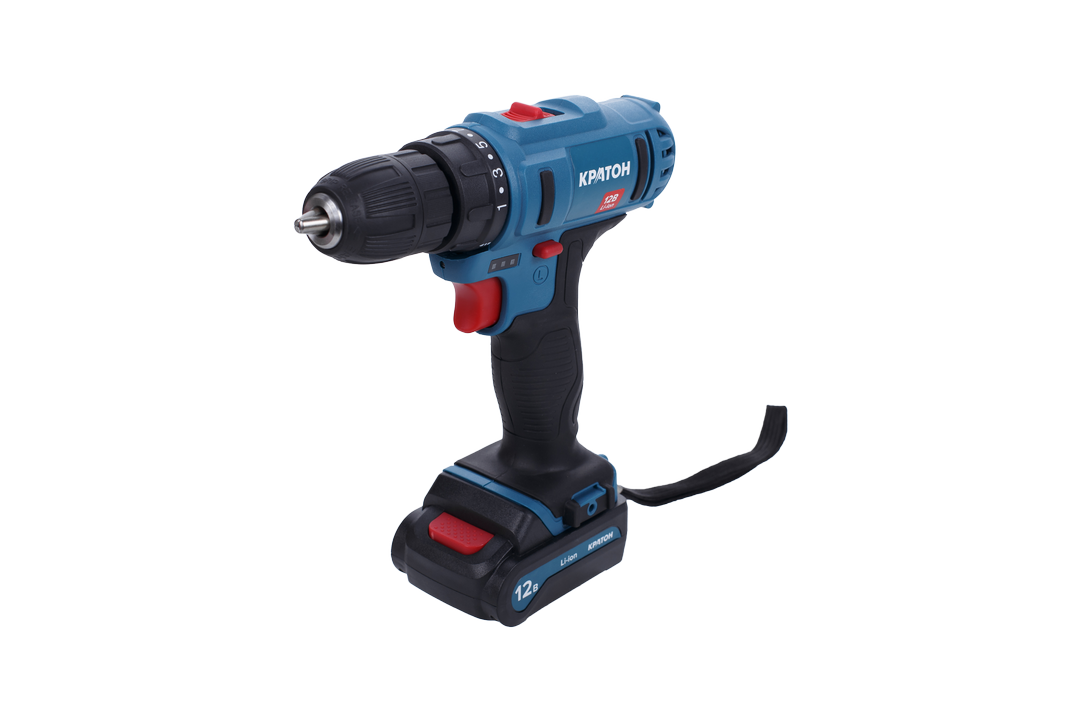 Фото Дрель-шуруповерт аккумуляторная Кратон CD-12-Li-1,5