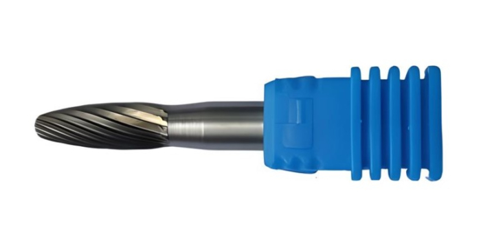 Борфреза язычок пламени тип Н 12х32х6х77 R2,5 спиральная насечка арт. H12 32K06 Sekira