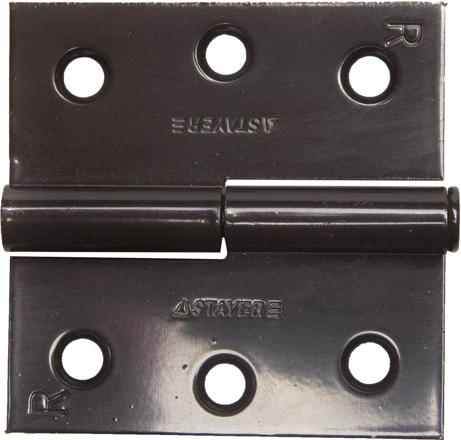 Фото Петля разъемная STAYER 75 x 75 x 2.4 мм, 1 шт., цвет коричневый, правая, 37613-75-3R Master