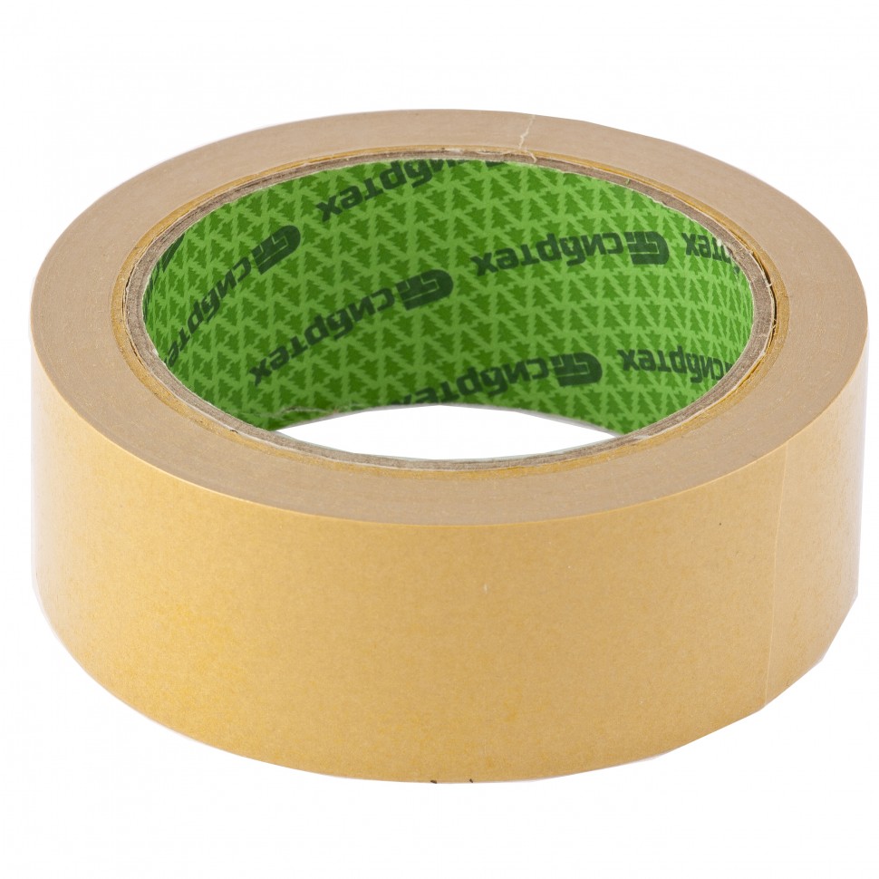 Фото Лента клейкая двусторонняя, 38 мм х 5 м, на полипропиленовой основе Сибртех