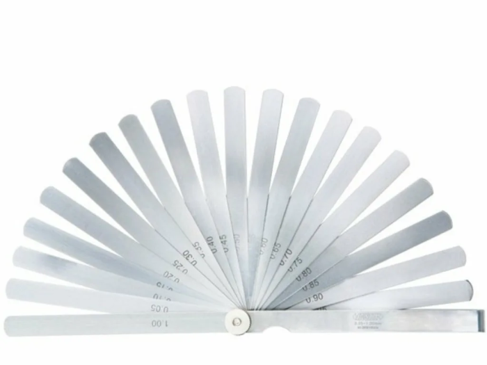 Фото Набор щупов (для установки зазора клапанов) 13 шт. l=200мм (диапазон 0.05 - 1.00мм) INSIZE