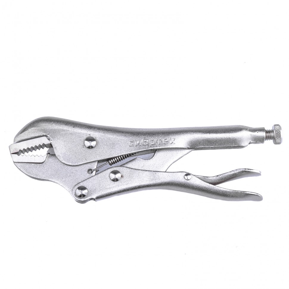 Фото Зажим ручной, усил., плоский захват, 180 мм Сибртех