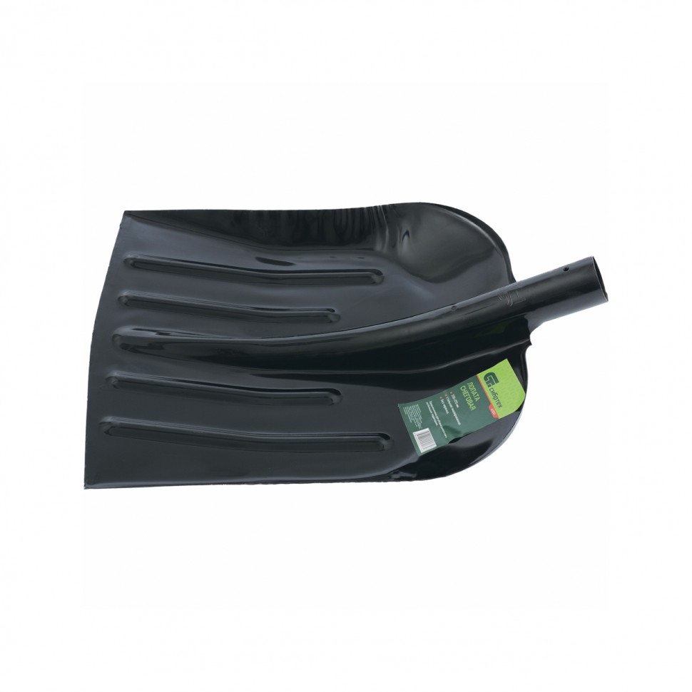 Фото Лопата для уборки снега стальная эмалированная, 330х365 мм, без черенка, Россия Сибртех