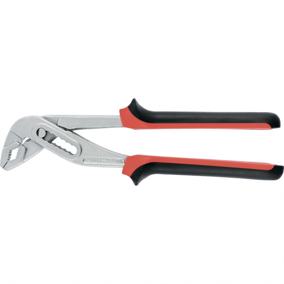 Фото Клещи переставные Nickel (белый) 250 мм, хром-ванадий, двухкомпонентные рукоятки Matrix