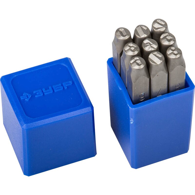 Клейма цифровые арабские, серия ПРОФЕССИОНАЛ Зубр 21501-05