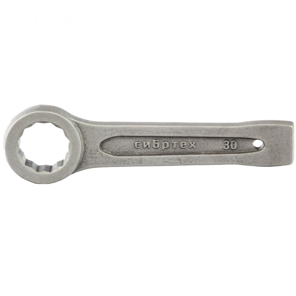 Фото Ключ кольцевой ударный, 30 мм Сибртех