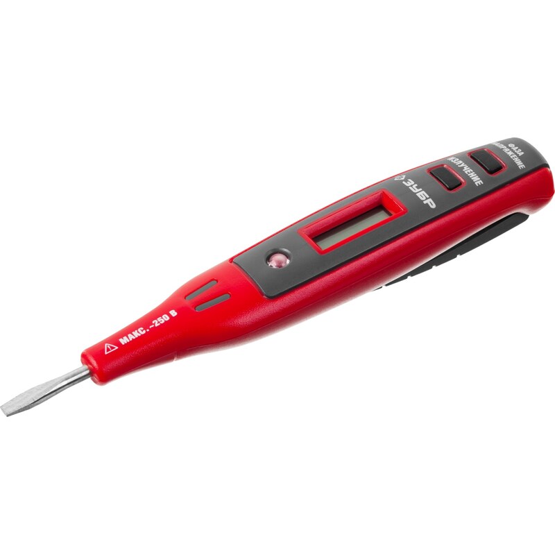 Фото Тестеры напряжения цифровые, серия «МАСТЕР», Зубр 45240