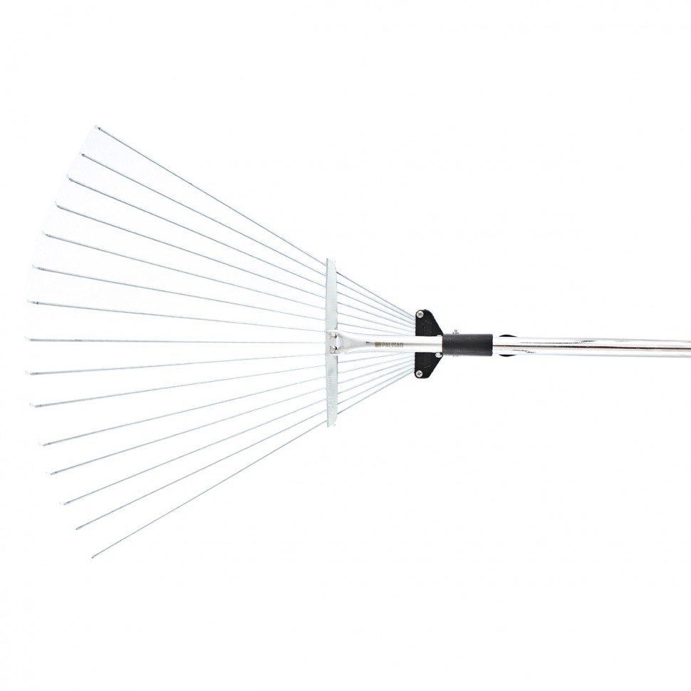 Фото Грабли веерные стальные, 155-520х1200-1550 мм, 15 зуб., раздвижные Palisad