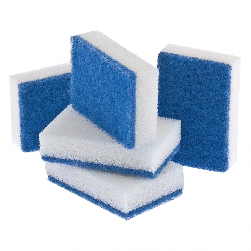 Фото Губки для посуды ProFI, 95 х 65 х 26 мм, 5 шт, Россия Elfe