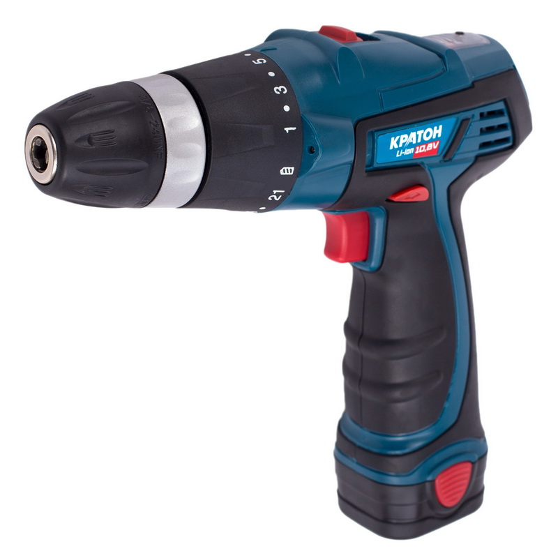 Фото Дрель-шуруповерт аккумуляторная Кратон CDL-10-1-H