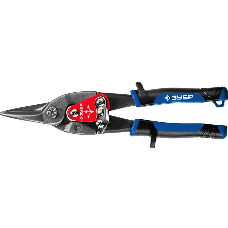 Фото Ножницы по металлу двухрычажные "КАТРАН", серия «ПРОФЕССИОНАЛ» Зубр 23130-S