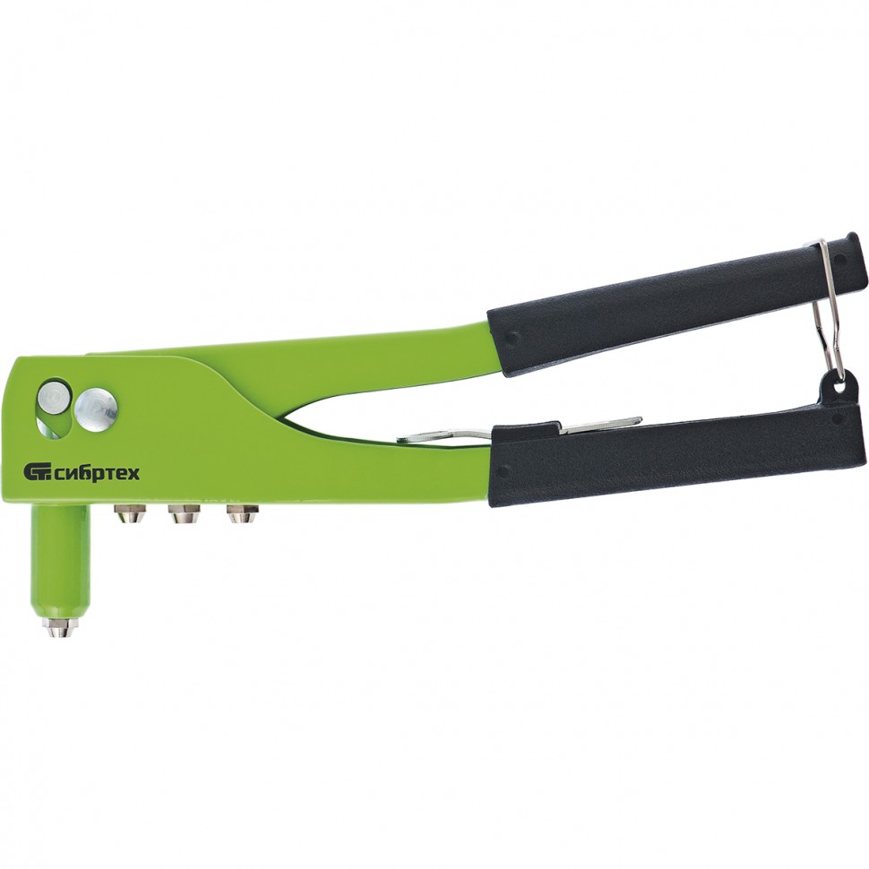 Фото Заклепочник 260 мм, заклепки 2,4-3,2-4,0-4,8 мм Сибртех