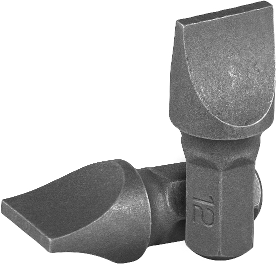 Вставка-бита 5/16"DR шлицевая, SL10, 30 мм, Ombra