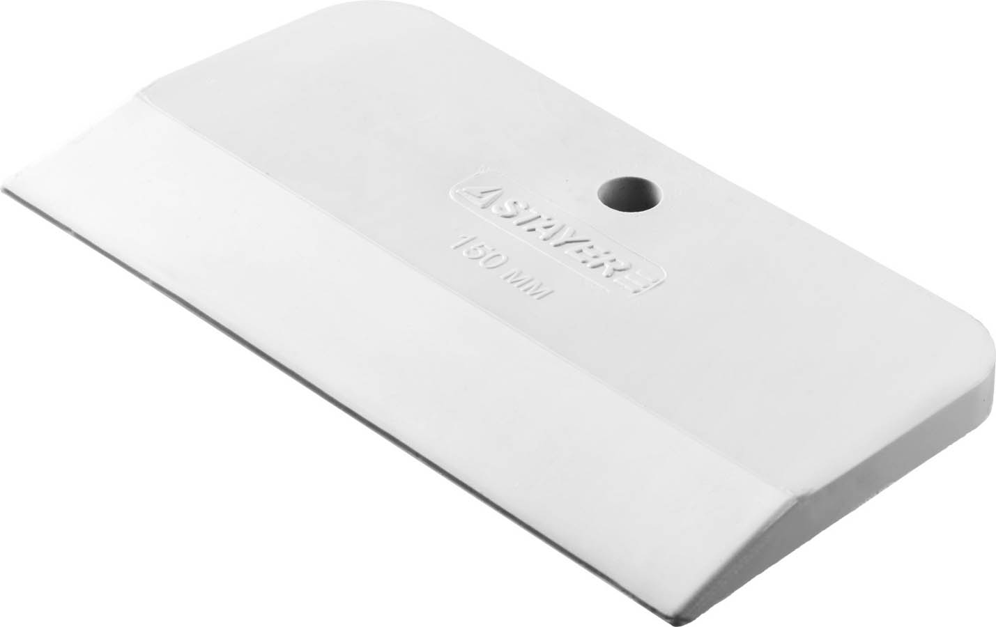 Шпатель резиновый STAYER 150 мм, белый, 1027-150