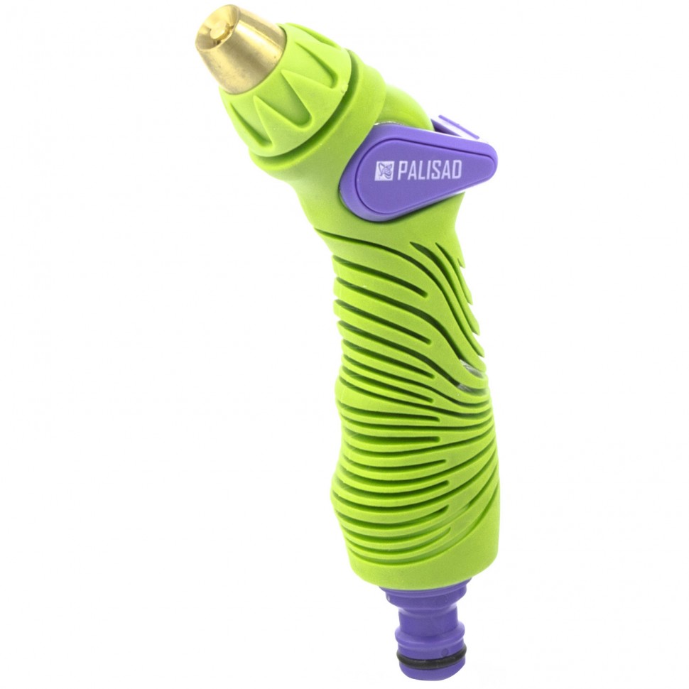 Фото Пистолет-распылитель, регулируемый, латунная форсунка, эргономичная рукоятка Palisad