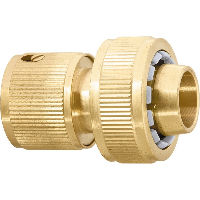 Фото Соединитель латунный, быстросъемный для шланга 3/4 Palisad