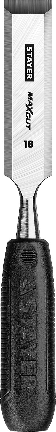 Фото Стамеска STAYER 18 мм, с плоской пластмассовой ручкой, 1820-18_z01