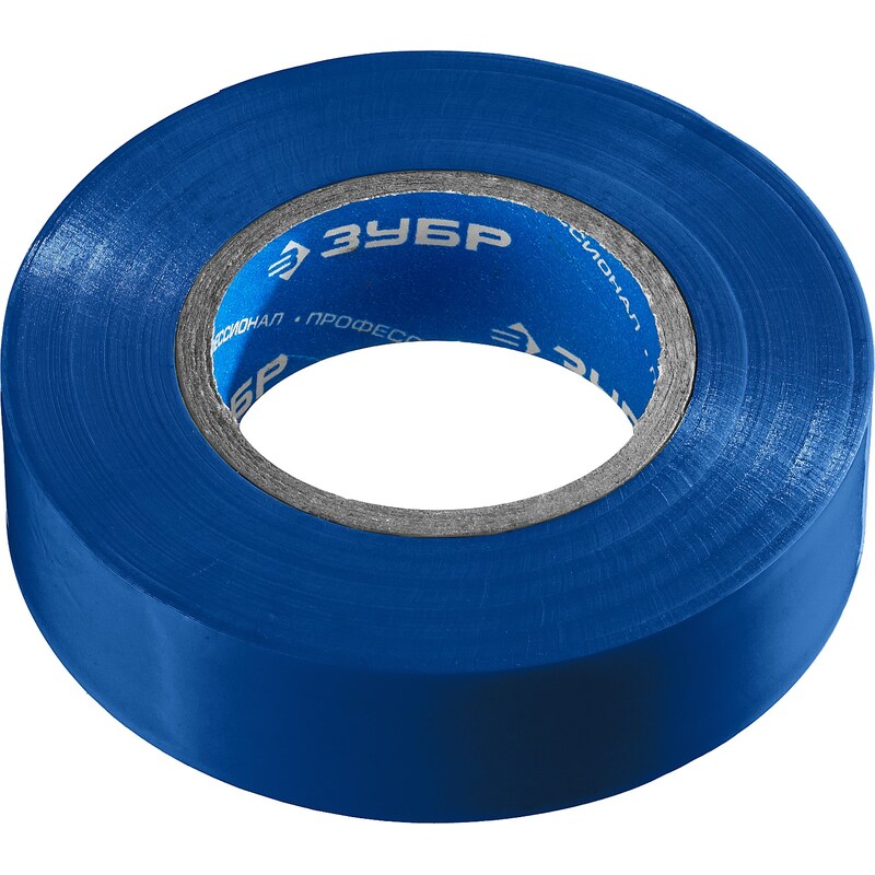 Изолента, ПВХ, не поддерживающая горение, 6000 В, 19мм х 20м Зубр 1234-7