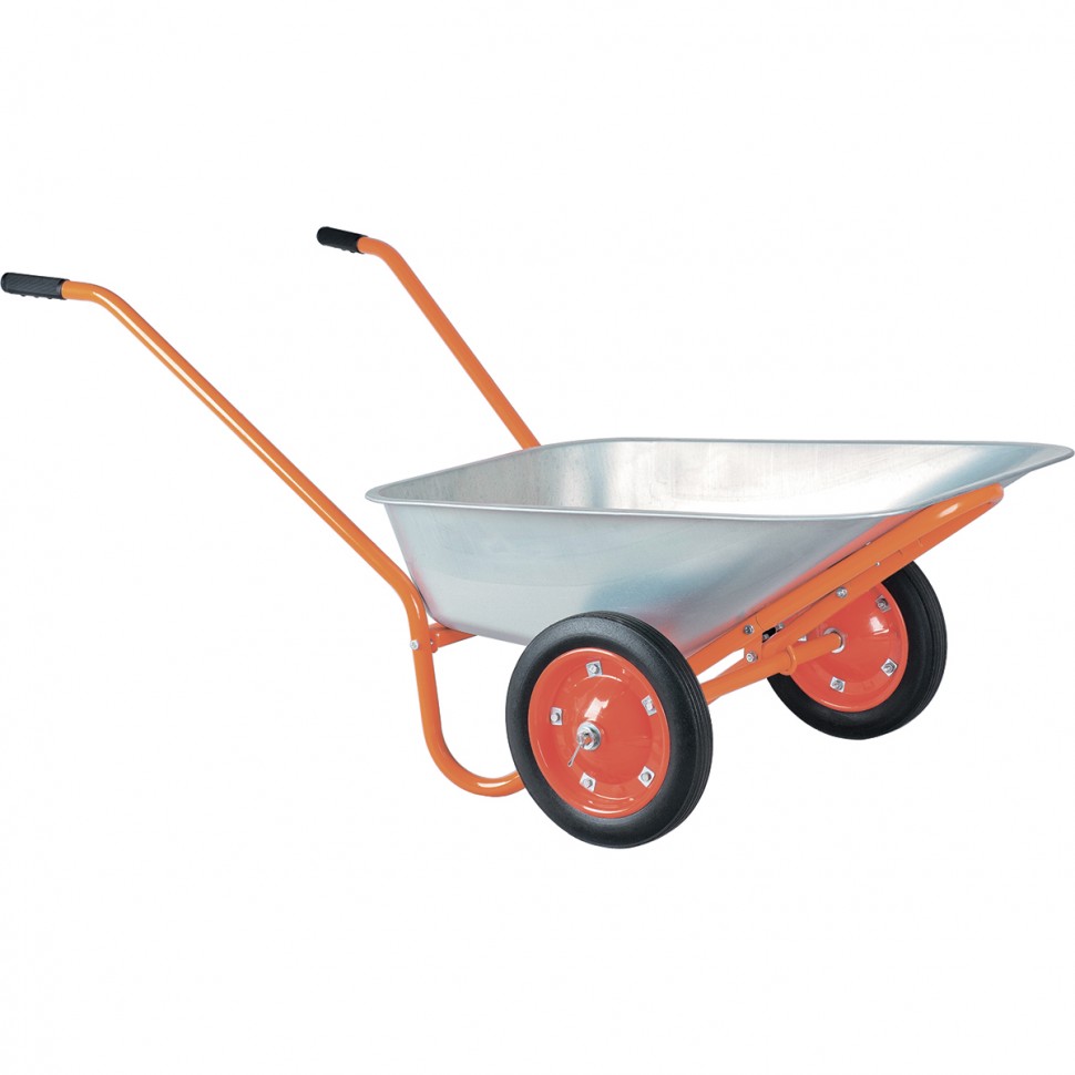 Тачка садово-строительная ТСО2-02-02, ОЦ, 2 пневмоколеса, 120 кг, 90 л Россия