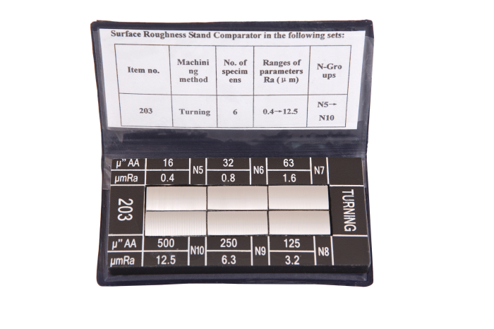 Фото Набор образцов шероховатости поверхности из 6шт, Ra 0.4 - 12.5 GRIFF
