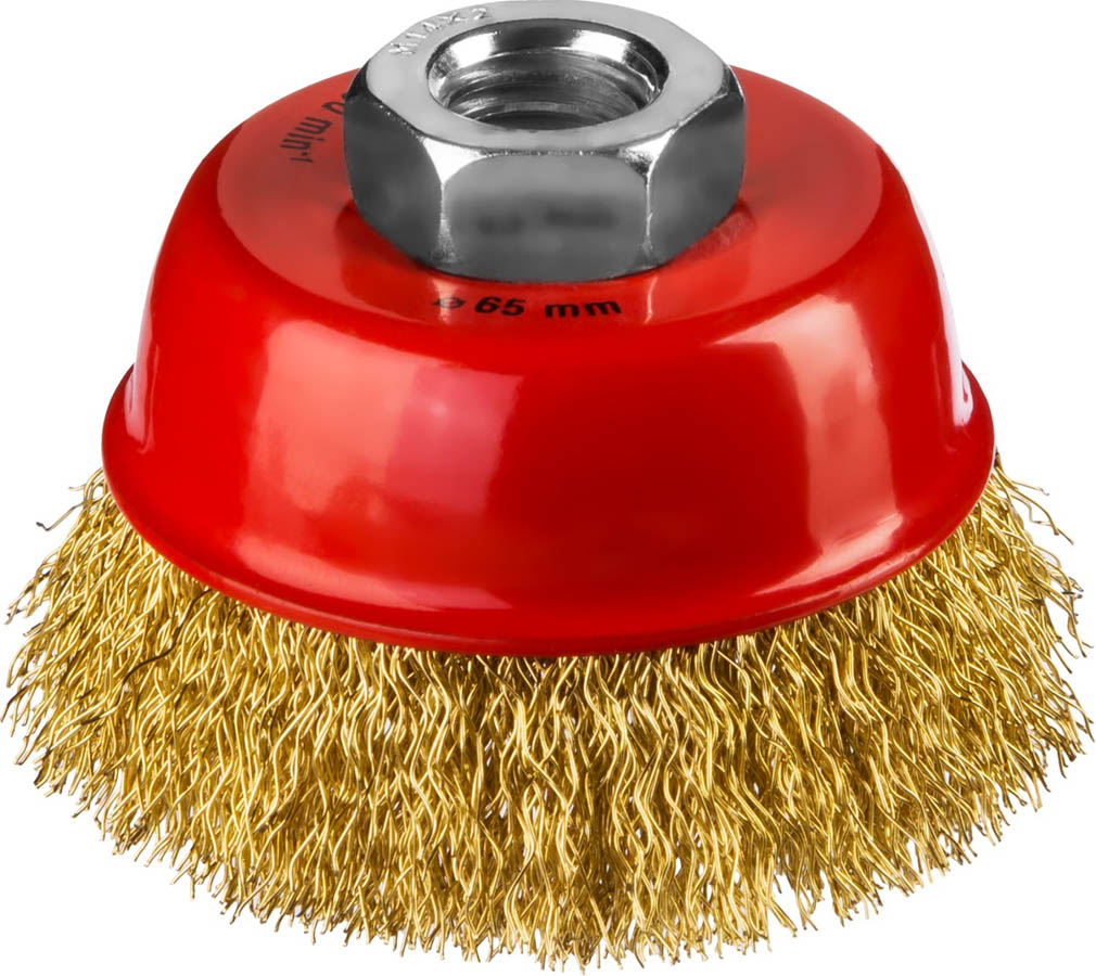 Щетка чашечная для УШМ MIRAX 35142-060 60 мм, проволока 0.3 мм