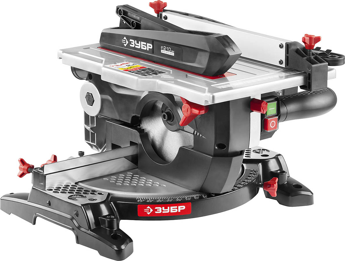 Фото ЗУБР 1500 Вт, 210х30 мм, пила торцовочная комбинированная ЗПТК-210-1500 Мастер
