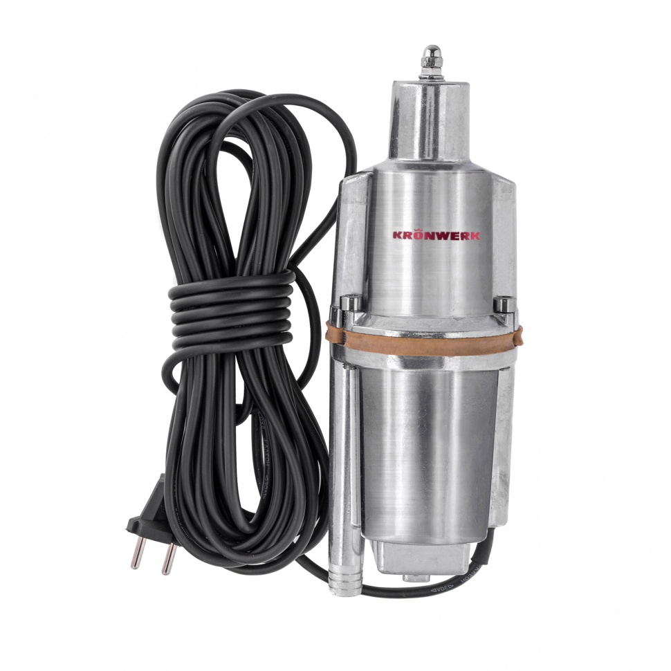 Вибр. насос KVP300B-10, нижний забор, 1080 л/ч, подъем 70 м, кабель 10 метров Kronwerk
