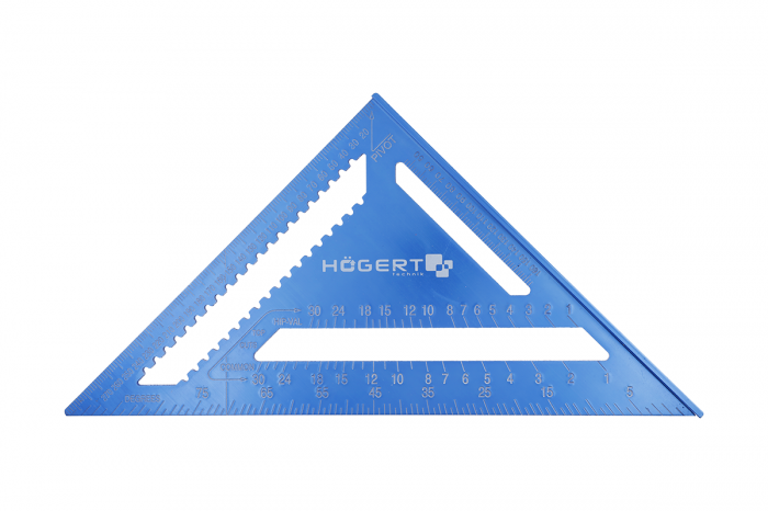 Угольник разметочный алюминиевый 300 мм HOEGERT