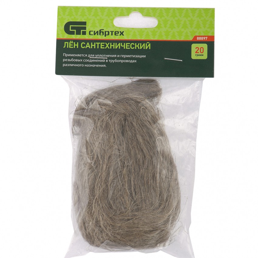 Фото Лен сантехнический, 20 г Сибртех