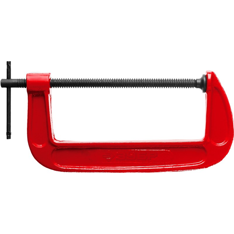 Фото Чугунная струбцина G МСС-200 200 мм Зубр 32244-200