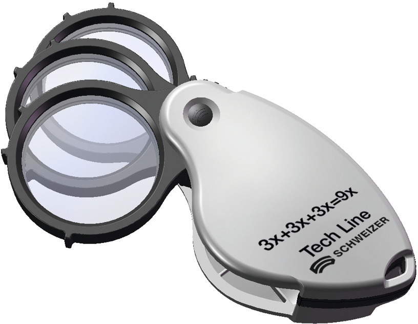 Фото Откидная лупа Tech-Line 3/5