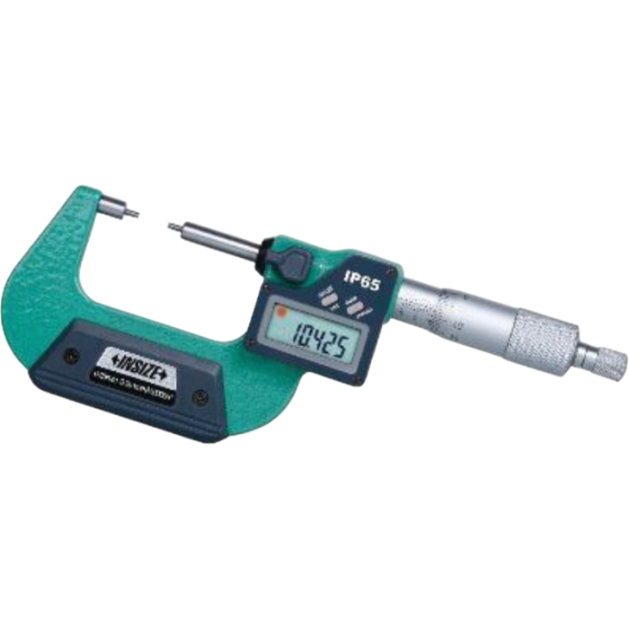 Микрометр МКЦ-50, 25-50mm/1-2", 0.001 мм/0.00005", с точечными измерительными поверхностями INSIZE