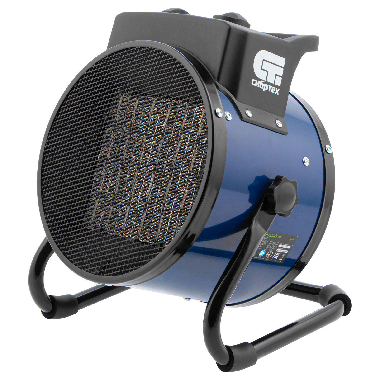 Фото Тепловая пушка, керамический нагреватель K3, 3 режима, 230В, 1500/3000 Вт