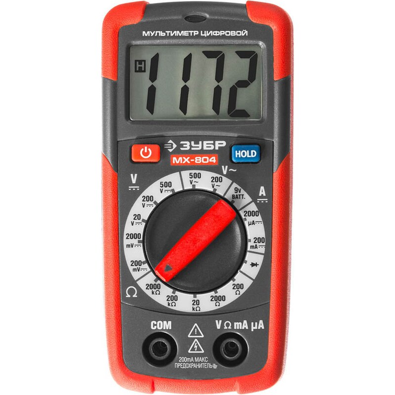 Мультиметры "МХ-804" цифровой серия МАСТЕР Зубр 59804