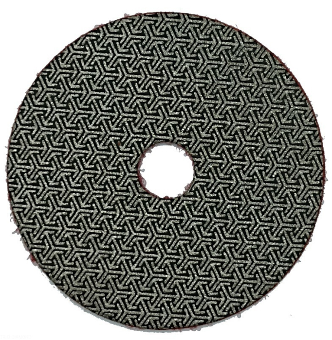 Алмазный гибкий шлифовальный гальванический круг "Черепашка" Hilberg 100 мм № 100