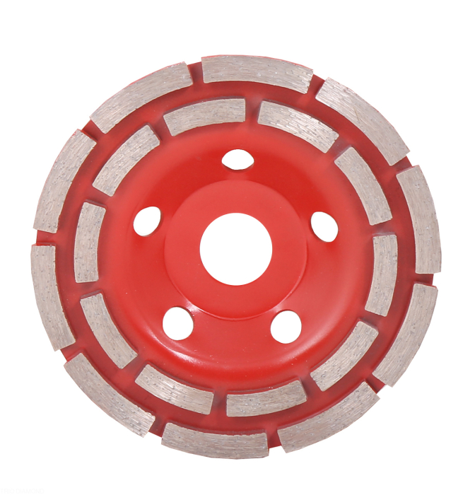 Чашка алмазная 125 Сегментная двухрядная