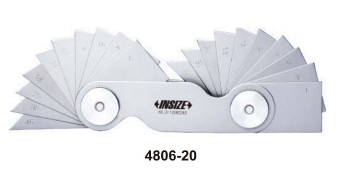 Фото Шаблон угловой 1-45° погрешность ±30' INSIZE