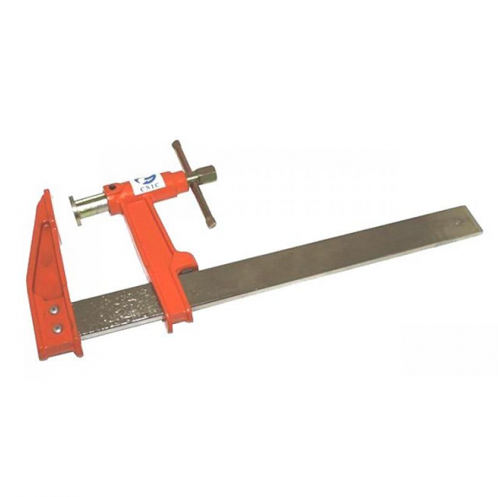 Фото Струбцина столярная F-образная 300х120 мм с воротком