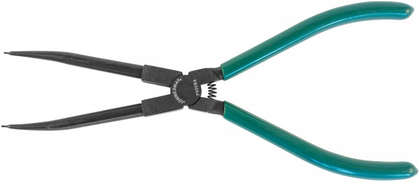 Щипцы прямые для стопорных колец удлиненные с ПВХ рукоятками, сжим, 215 мм, 10-32 мм, Jonnesway