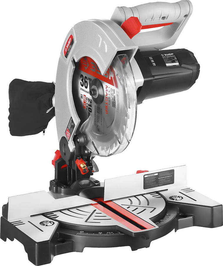 Фото ЗУБР 1300 Вт, 210х30 мм, пила торцовочная ЗПТ-210-1400 Л Мастер