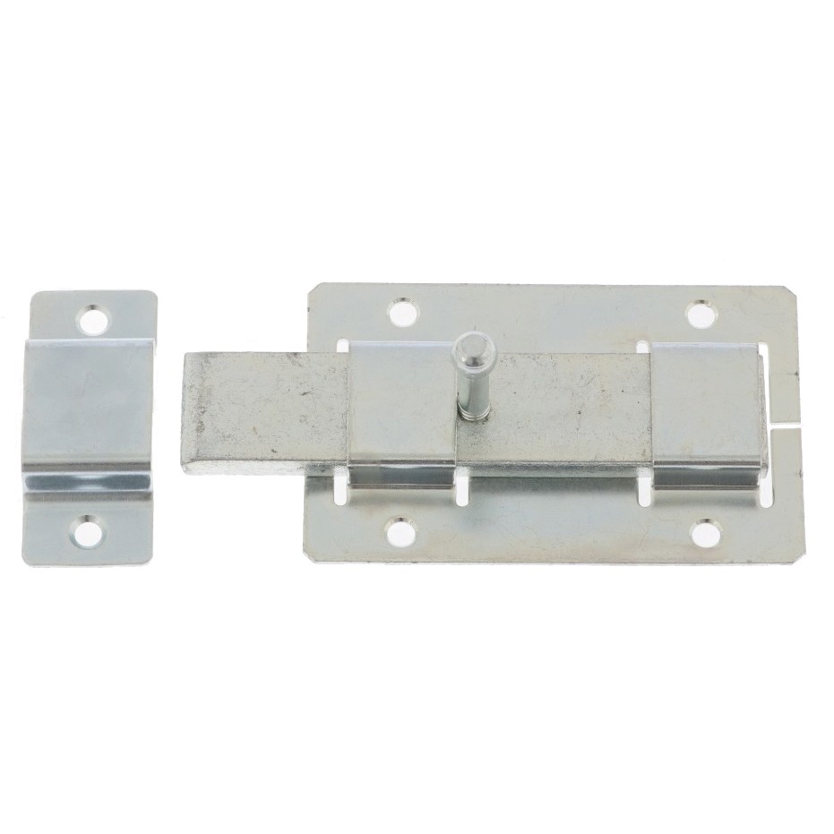 Фото Задвижка дверная ЗД-02, цинк, (Металлист) Россия