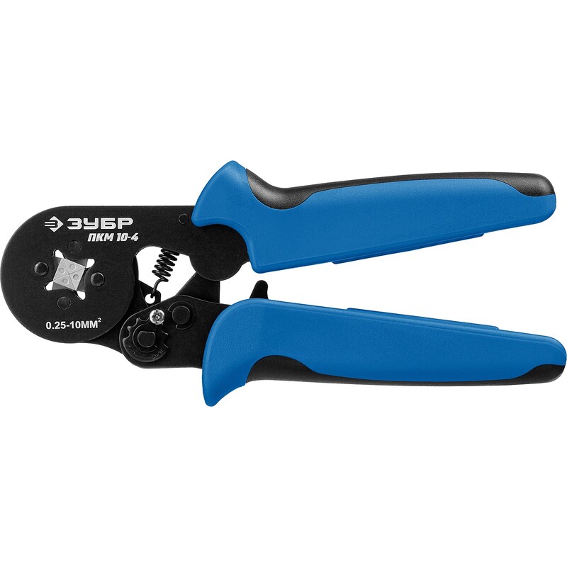 Фото Пресс-клещи мультидиапазонные для втулочных наконечников ПКМ-10-4 Зубр 22695