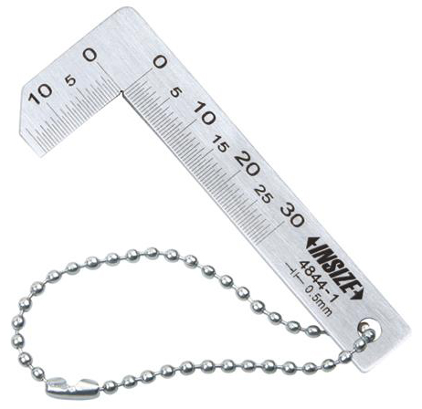 Фото Шаблон фасочный (цена дел 0.5 мм погрешность ±0.25 мм) INSIZE